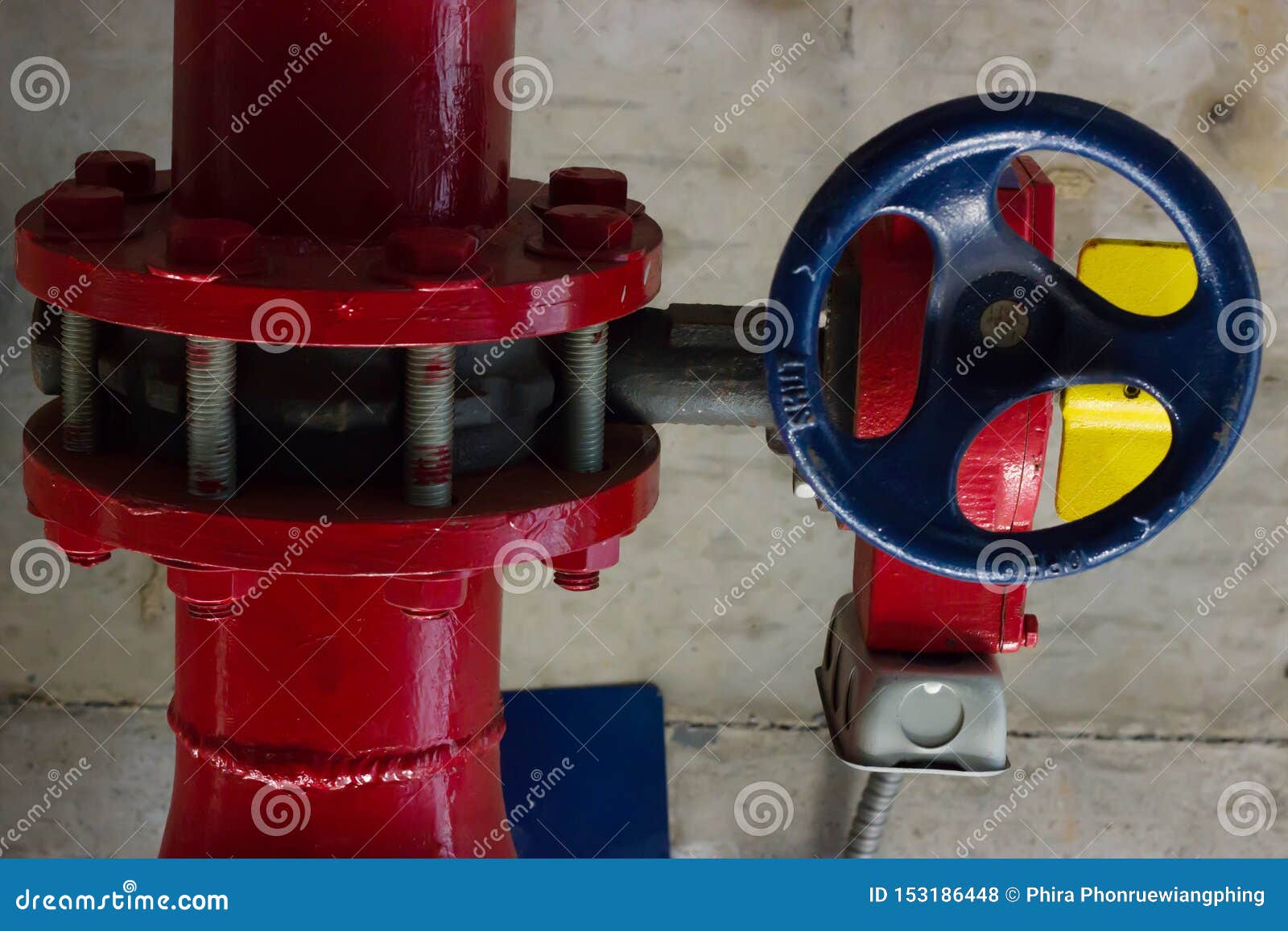 Control Valves, Water Pipe System. Installation of Water Pipes in the