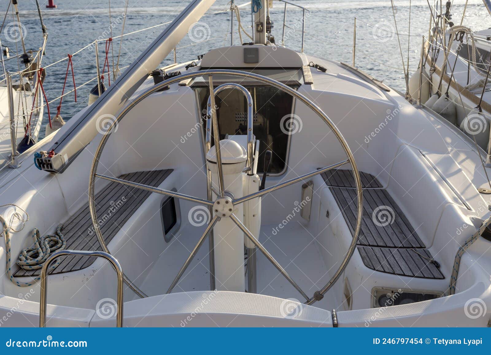 The Control Wheel on the Ship Stock Photo Image of handwheel, control 246797454