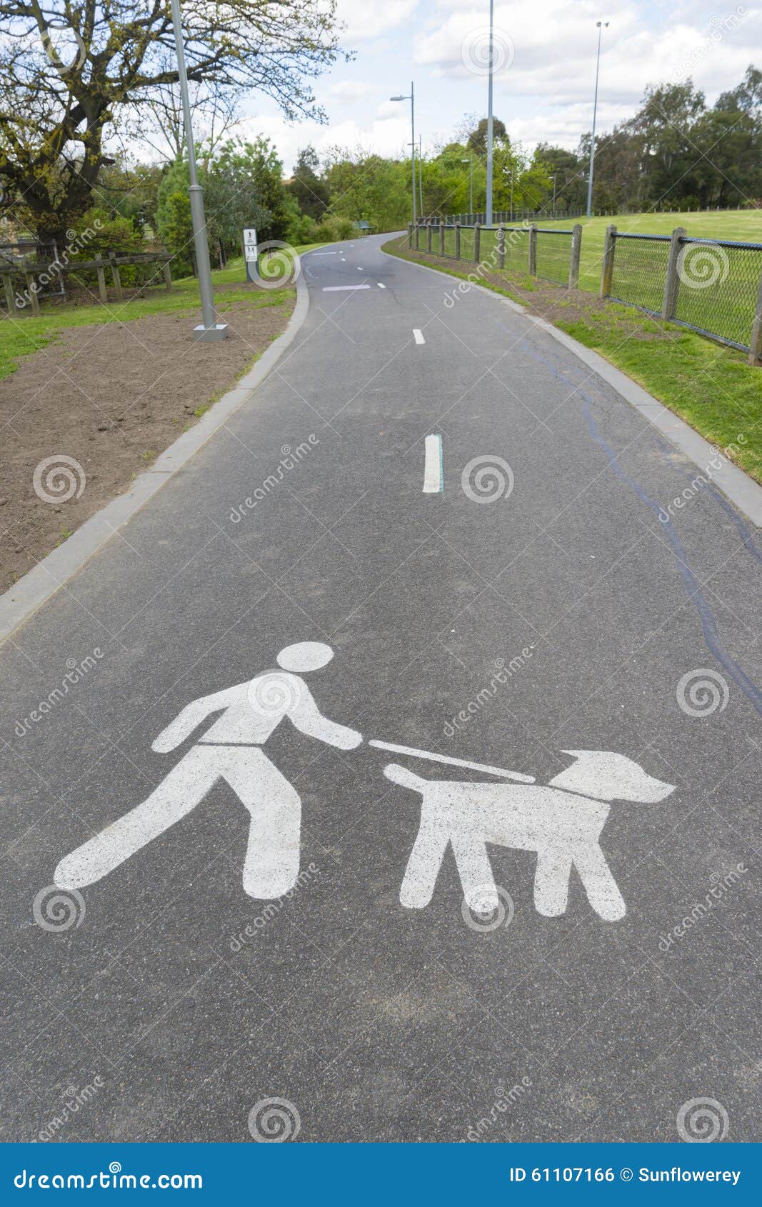 Control Your Dog Behavioural Sign Stock Photo Image of outdoor