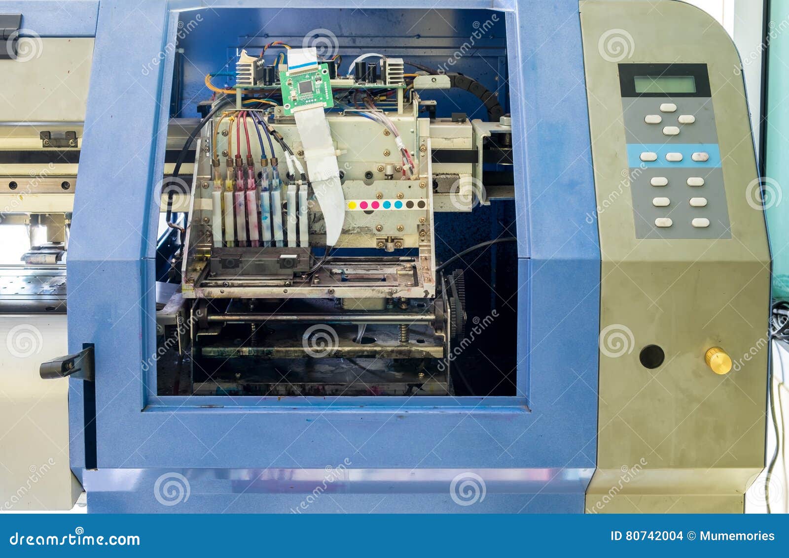 Controller Circuit Board Printer Inkjet Stock Photo Image of factory, colorful 80742004