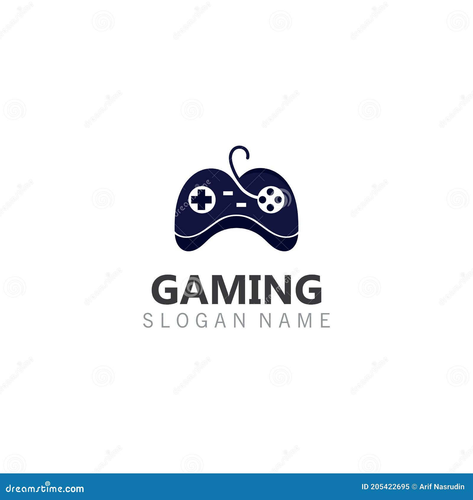 controller game joystick logo image template icon  gamer 