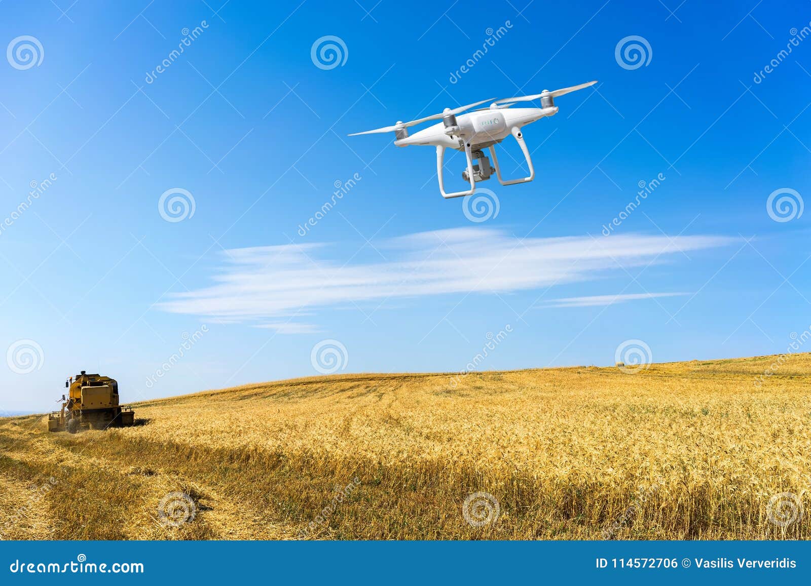 controlling a remote helicopter drone. drone flight