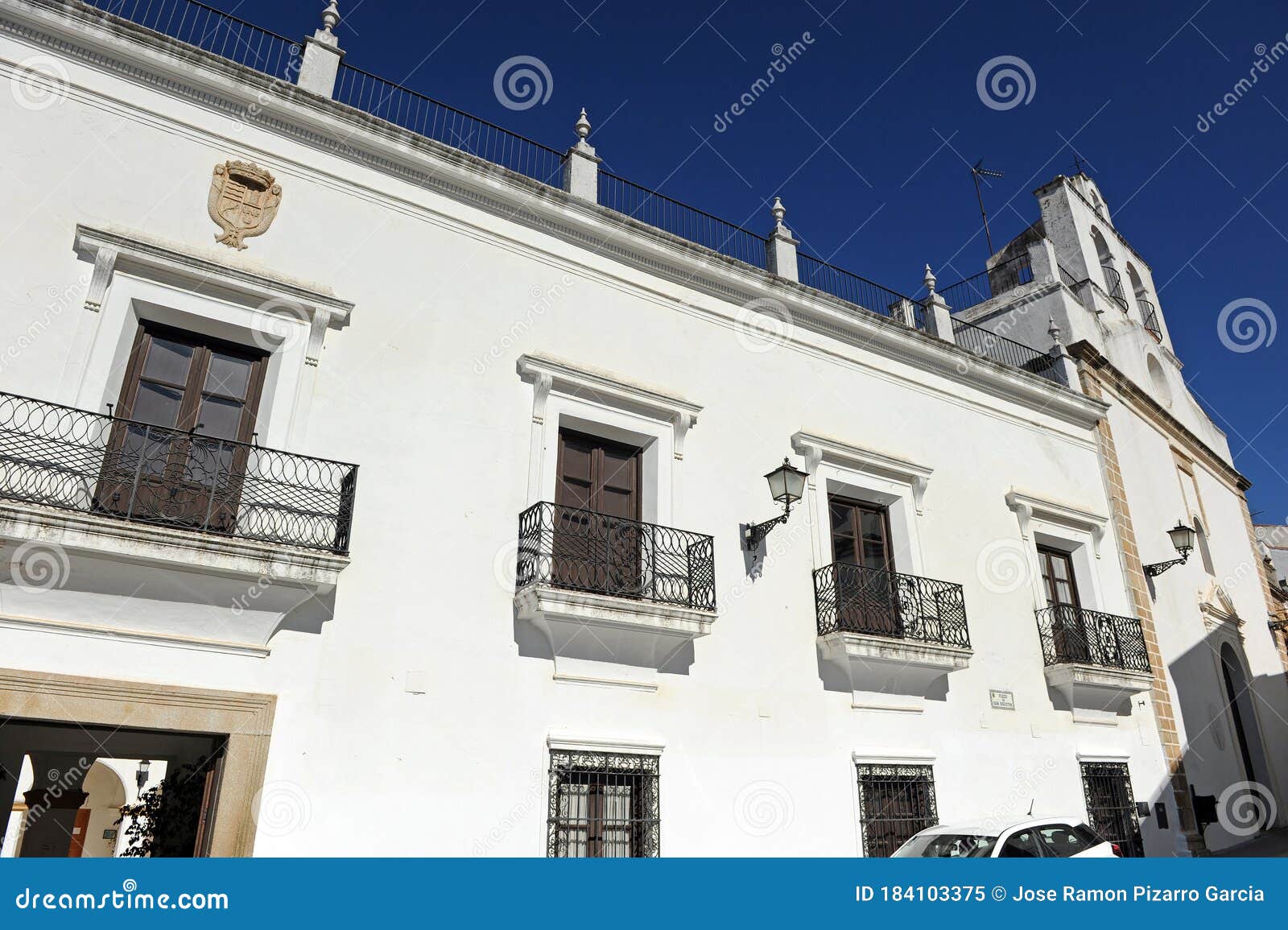 convent of san agustin in jerez de los caballeros, spain