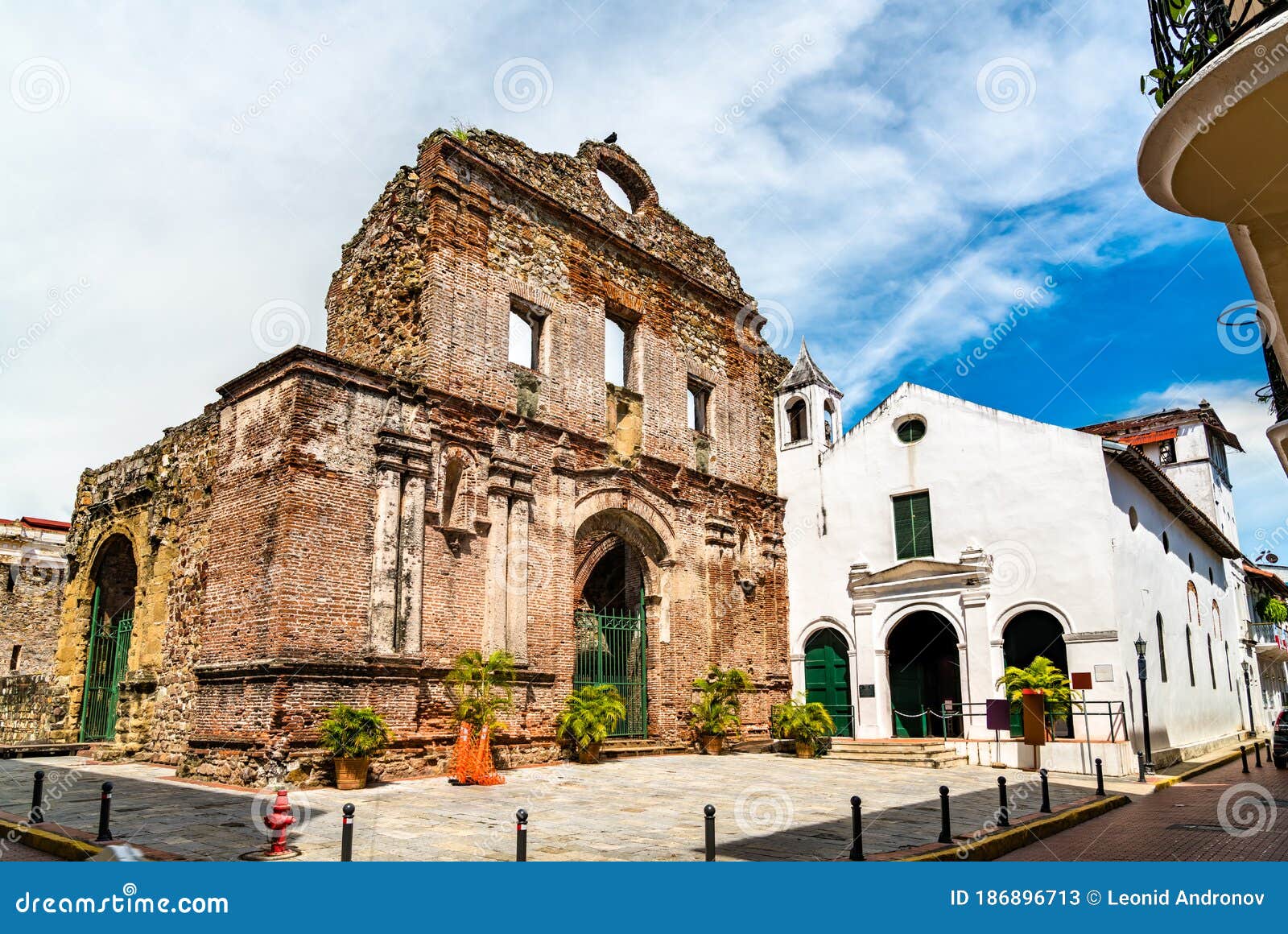 convent of santo domingo at casco viejo in panama city