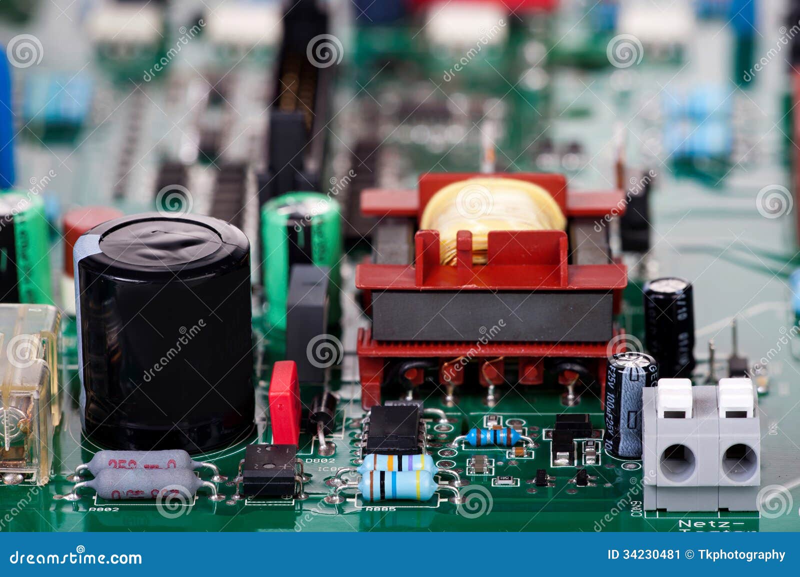 Conventional Electronic Components Stock Image Image of optocoupler