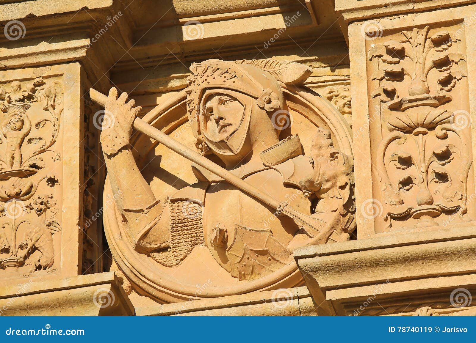 convento de san esteban in salamanca - medieval knight