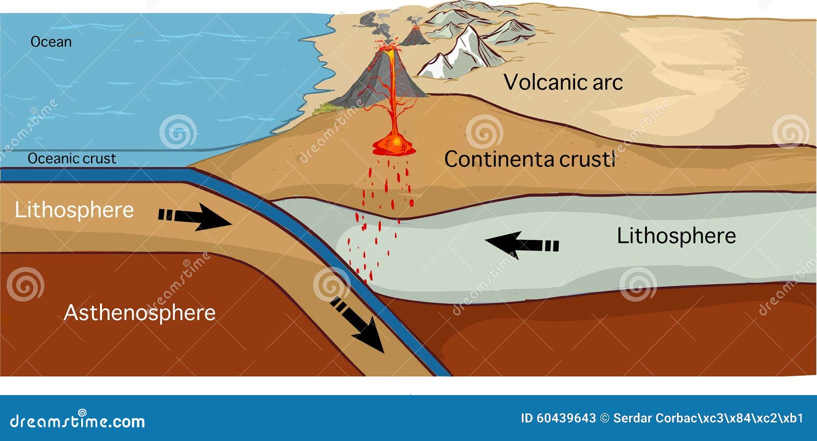 Convergent Plate Boundary Created By Two Continental Plates That Slide