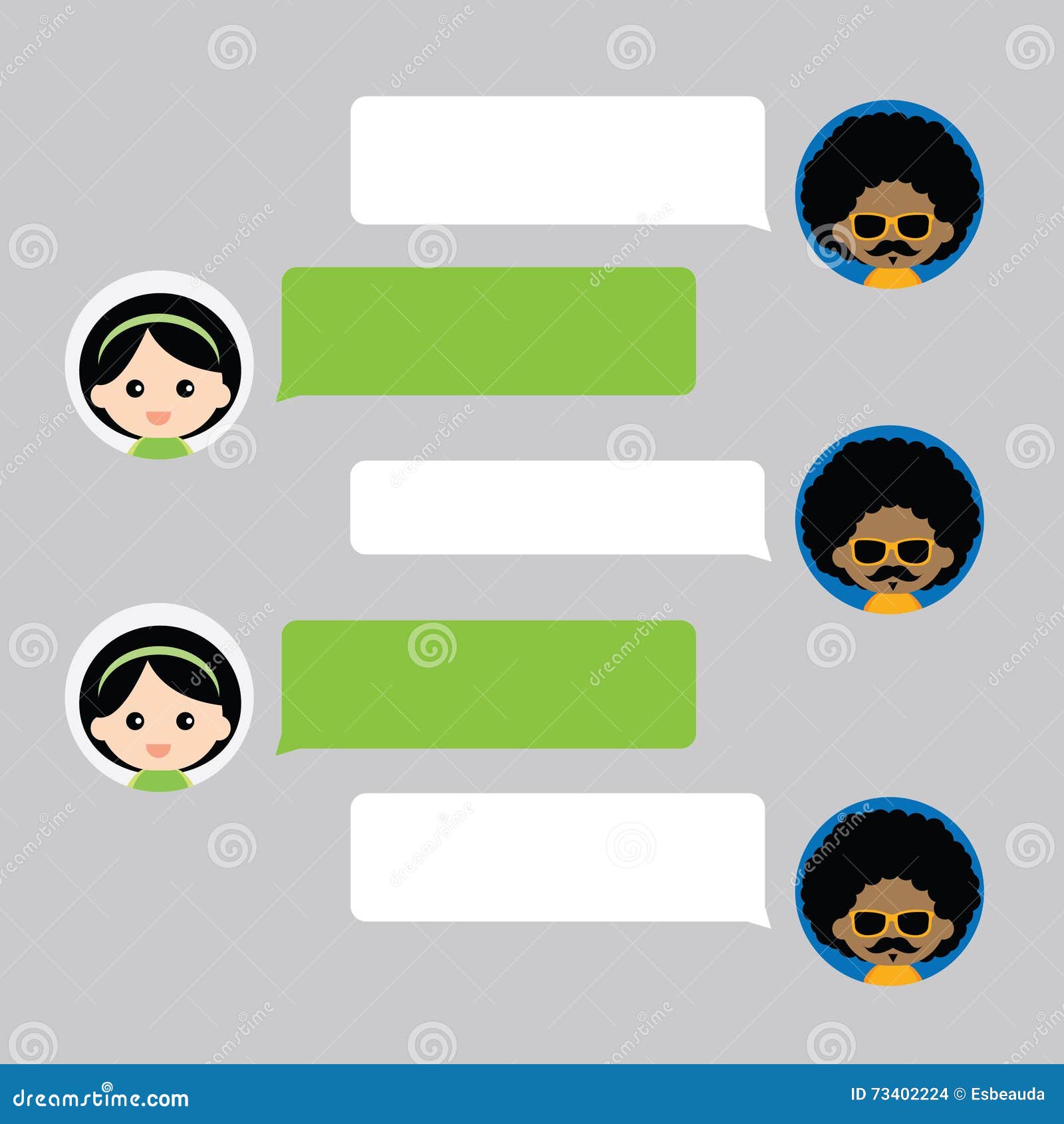 Conversation Chat Bubble With Cartoon Character Stock Vector Illustration Of Icon Talk Conversation Chat Bubble With Cartoon Character Stock Vector Illustration Of Icon Talk