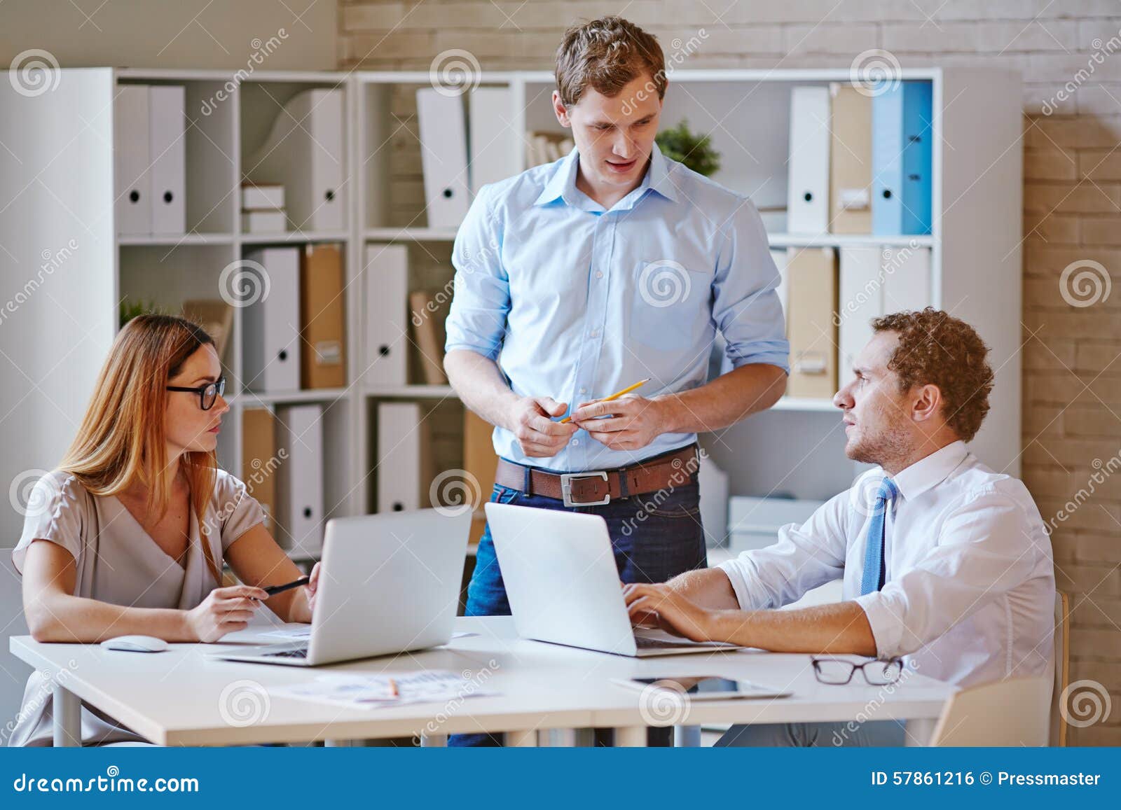 Conversation stock photo. Image of caucasian, executive 57861216