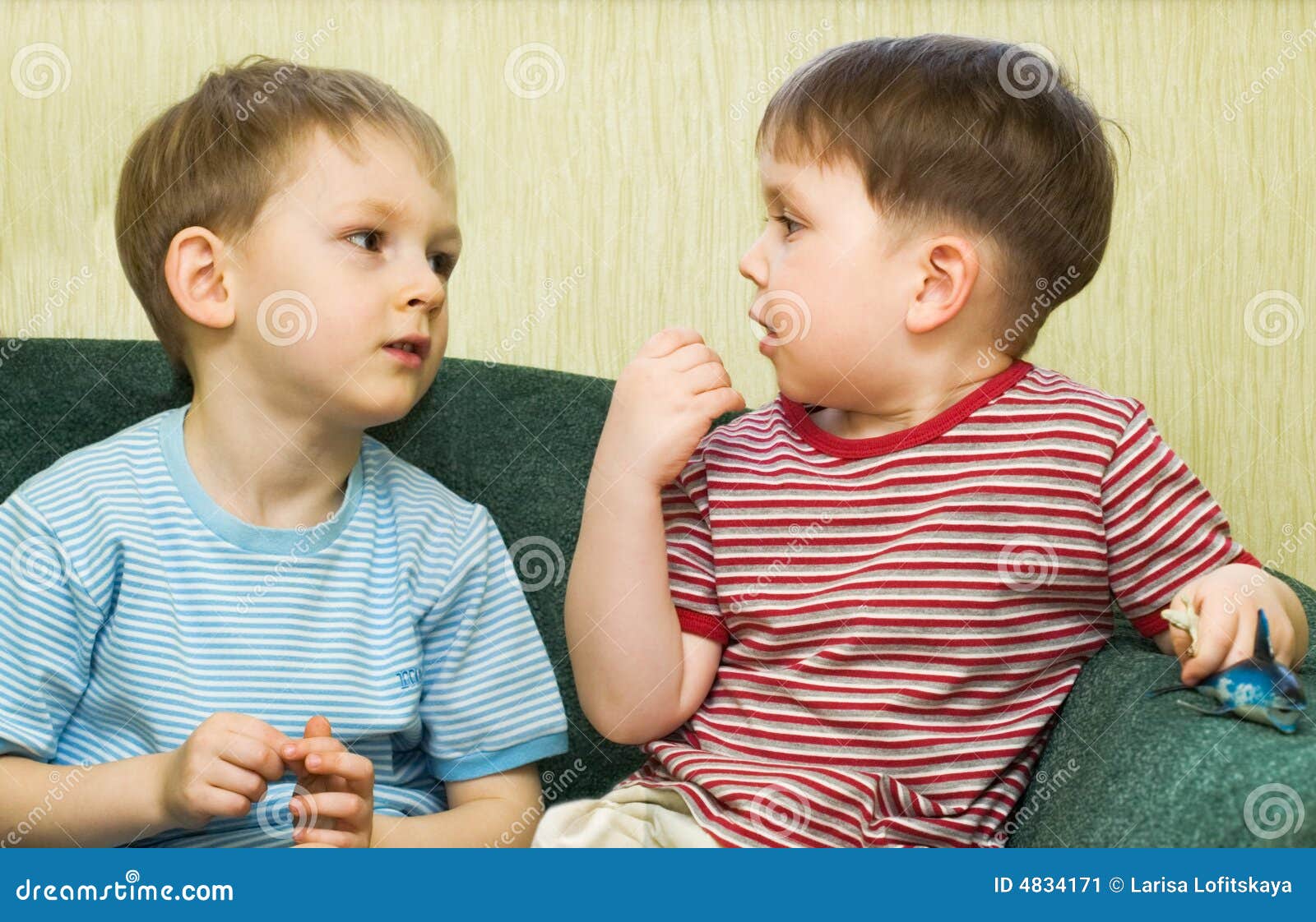 Conversation Of Two Friends Stock Image Image of
