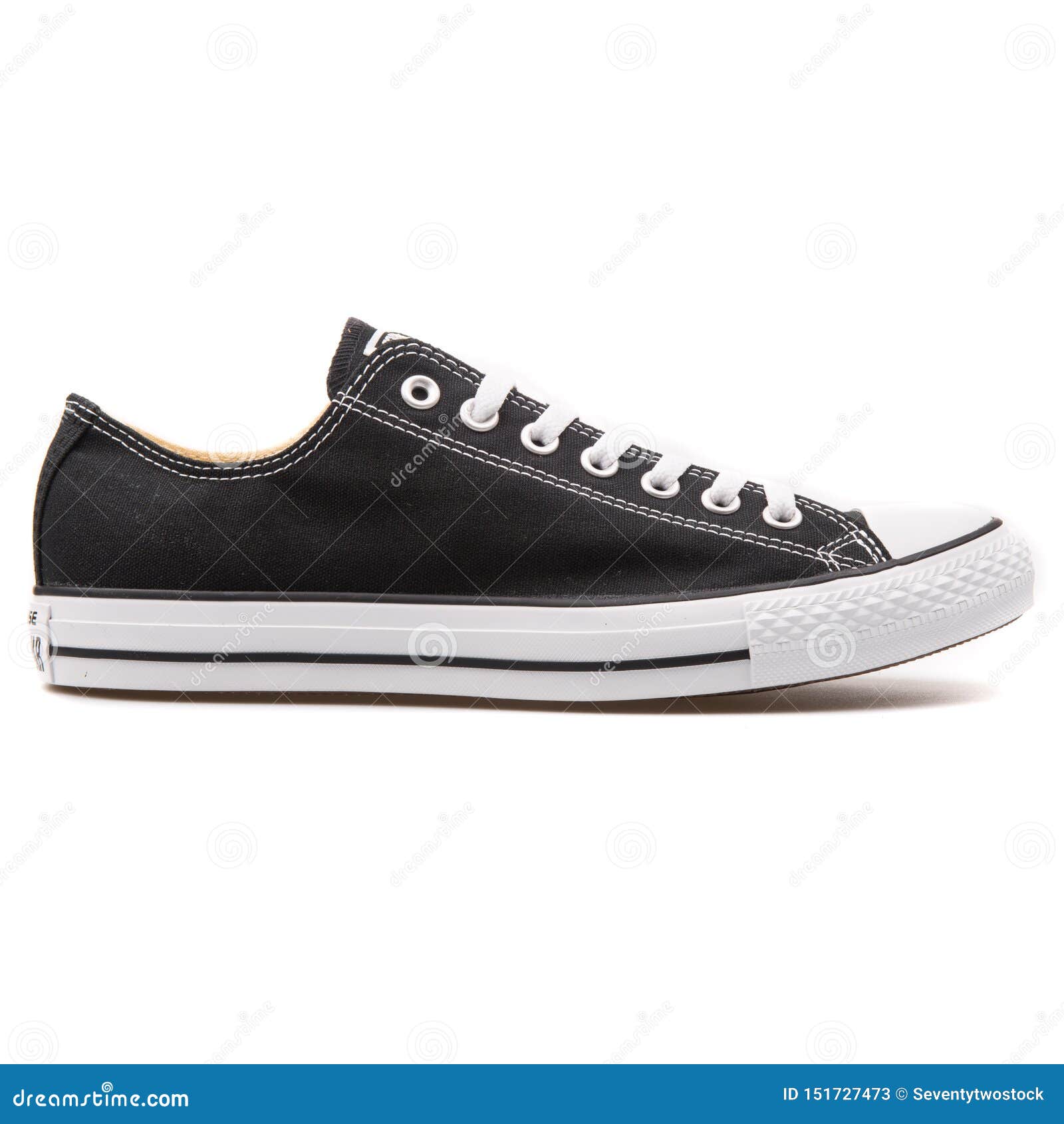 Converse All Star OX Black Sneaker Editorial Stock Photo - Image of mens, life: 151727473