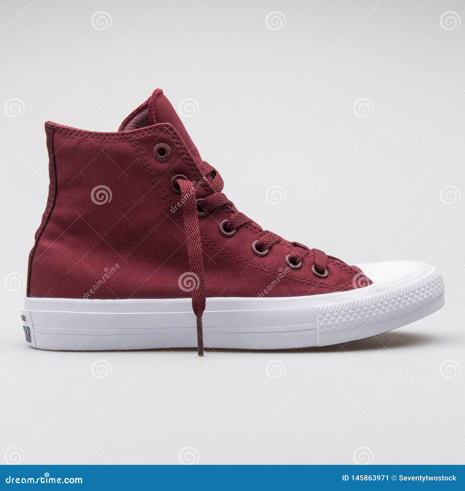 Converse Chuck Taylor All Star High Bordeaux Red Sneaker Editorial ...