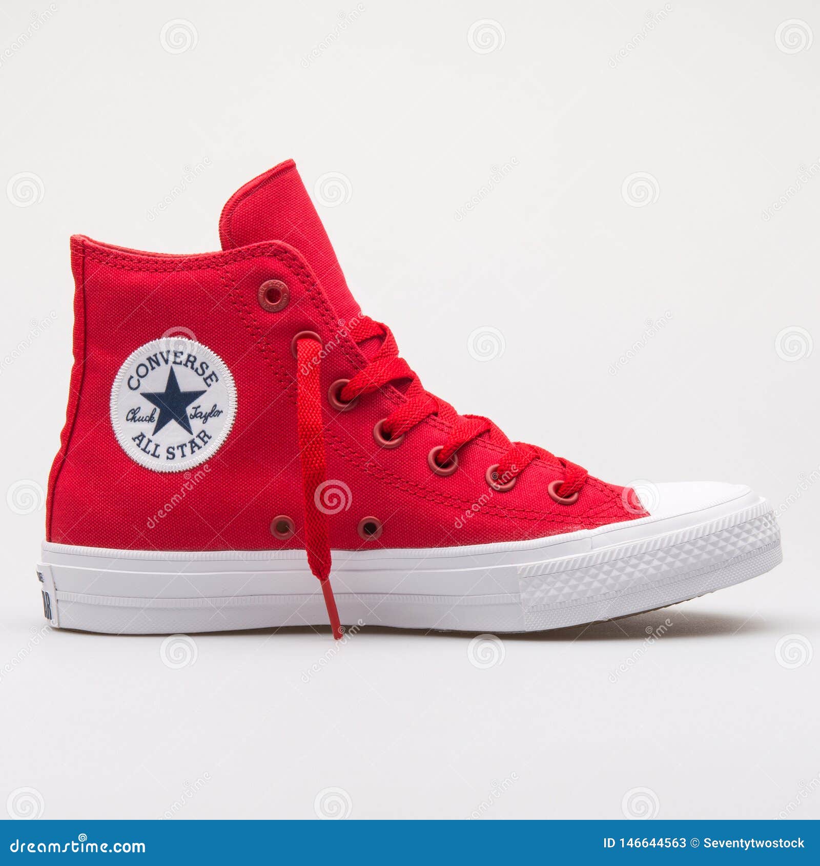 Converse Chuck Taylor All Star 2 High Red Sneaker Editorial Stock Photo -  Image of exercise, equipment: 146644563