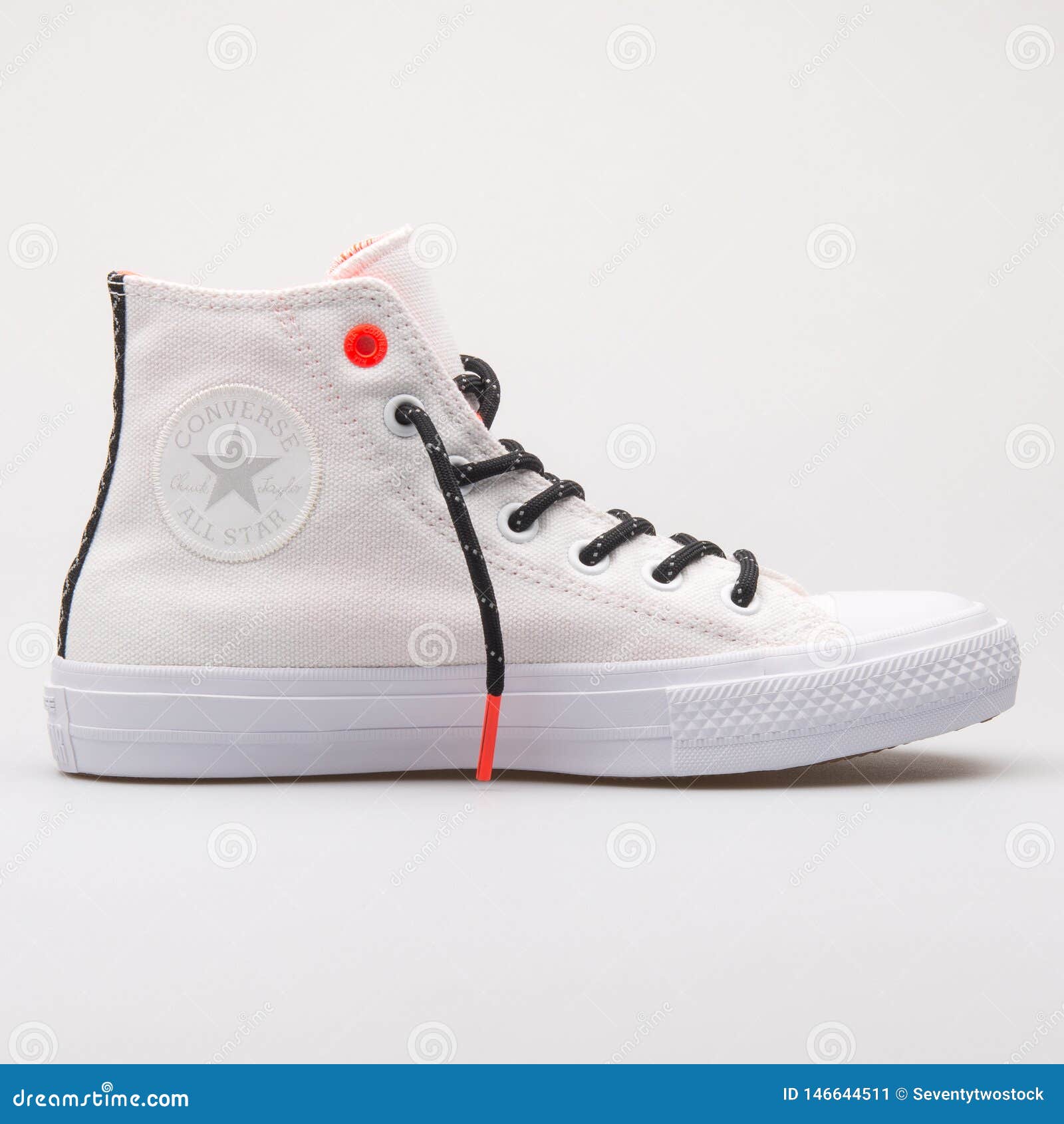 Converse Chuck Taylor All Star 2 High White Sneaker Editorial Photo Image Of Color Colour