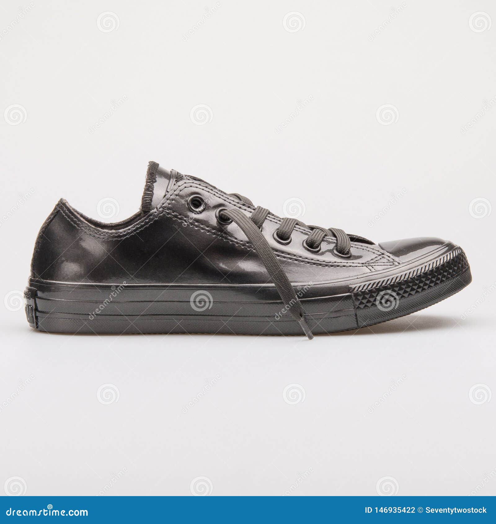 Converse Chuck Taylor All Star Metallic Rubber OX Black Pearl Sneaker  Editorial Photography - Image of shoes, accessories: 146935422