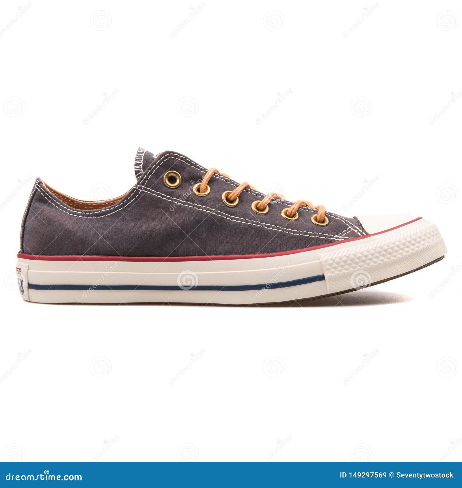 Converse Chuck Taylor All Star Ox Almost Black Sneaker Editorial Stock Image Image Of Laces Leather