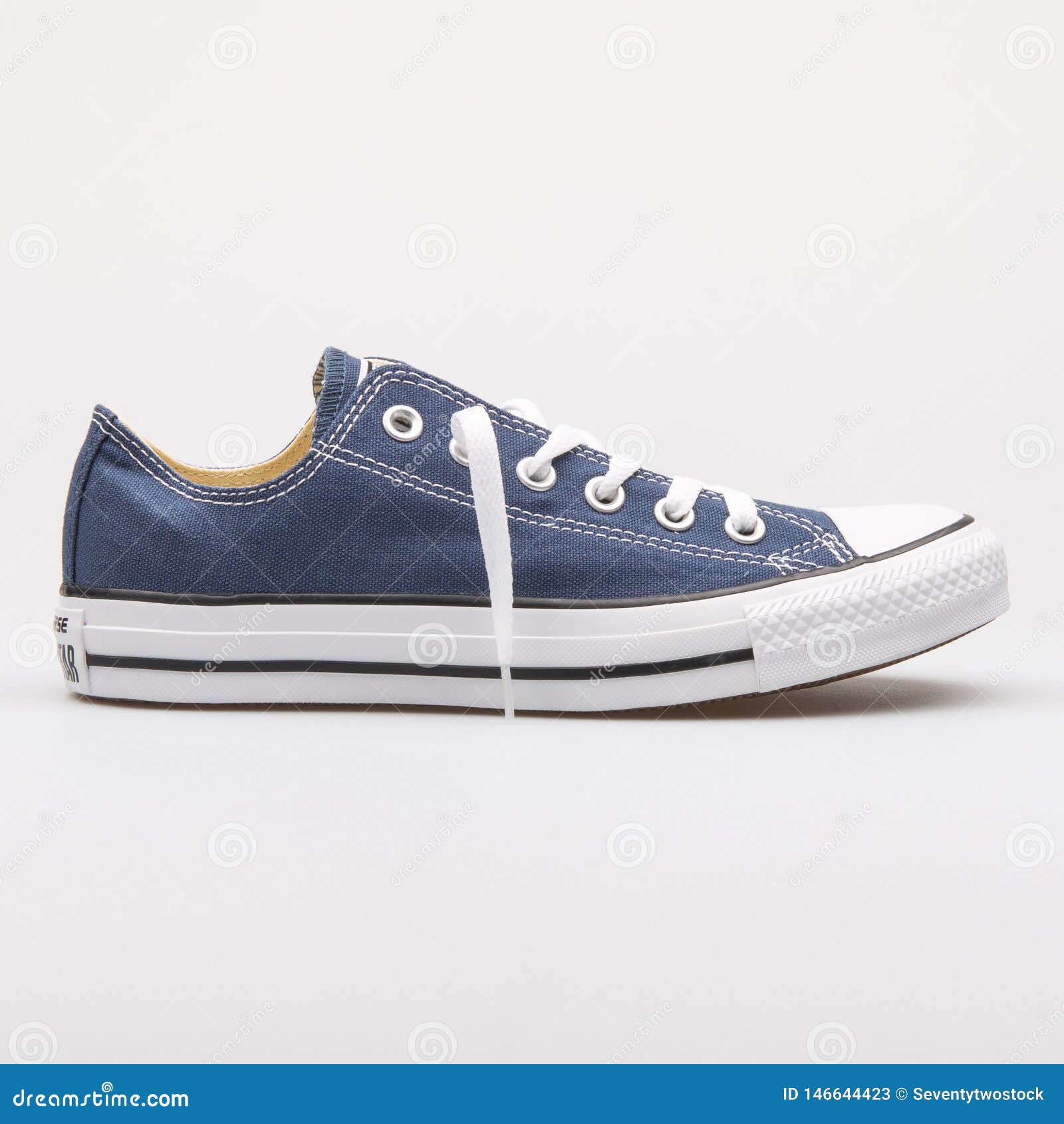 Converse Chuck Taylor All Star OX Navy Blue Sneaker Editorial Stock ...