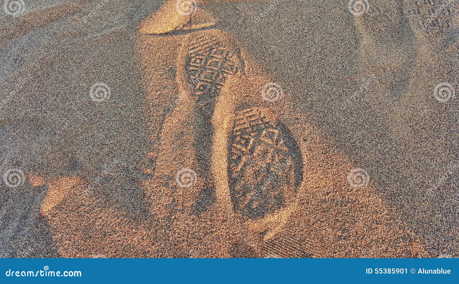 Converse Sand Footprint stock image 