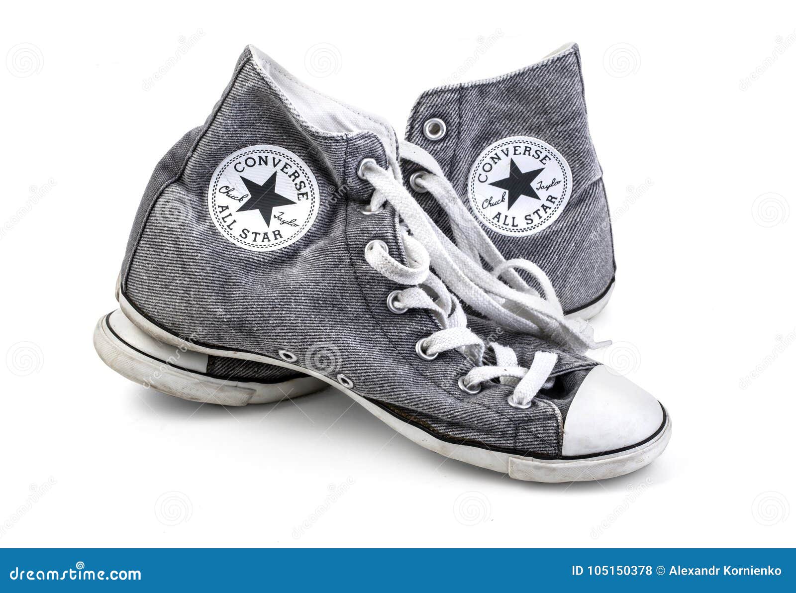 Converse Shoes Isolated on White Editorial Stock Photo - Image of white ...