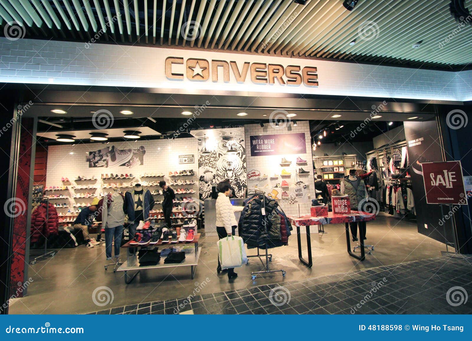 Converse shop in hong kong editorial 