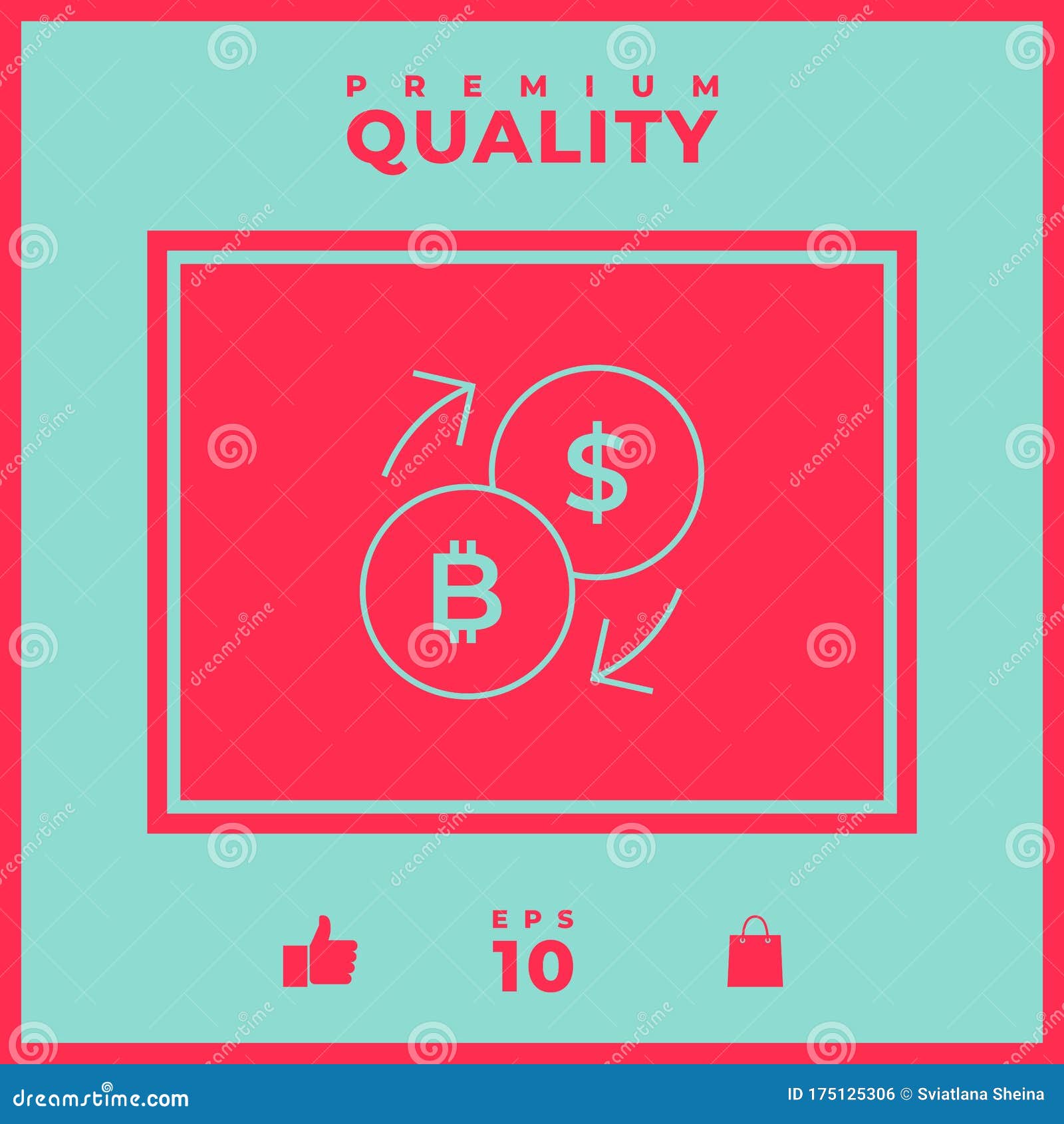 Bitcoin Conversion Stock Illustrations – 2,014 Bitcoin Conversion Stock  Illustrations, Vectors & Clipart - Dreamstime