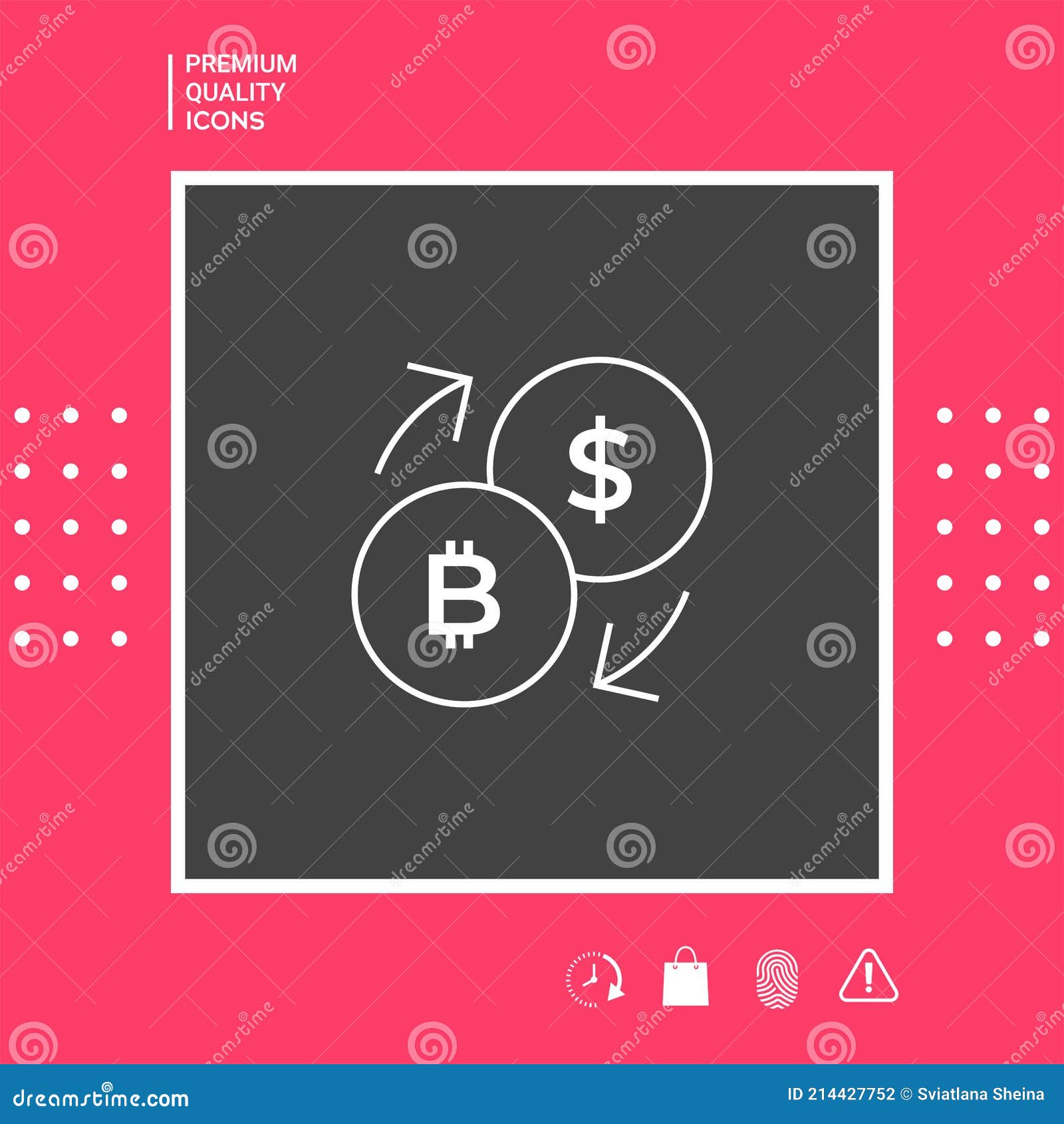 Bitcoin Conversion Stock Illustrations – 2,014 Bitcoin Conversion Stock  Illustrations, Vectors & Clipart - Dreamstime