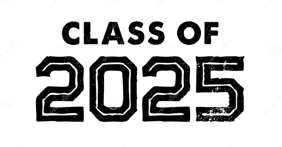 Class of 2025 Vector T Shirt Design, Class Graduate Stock Vector