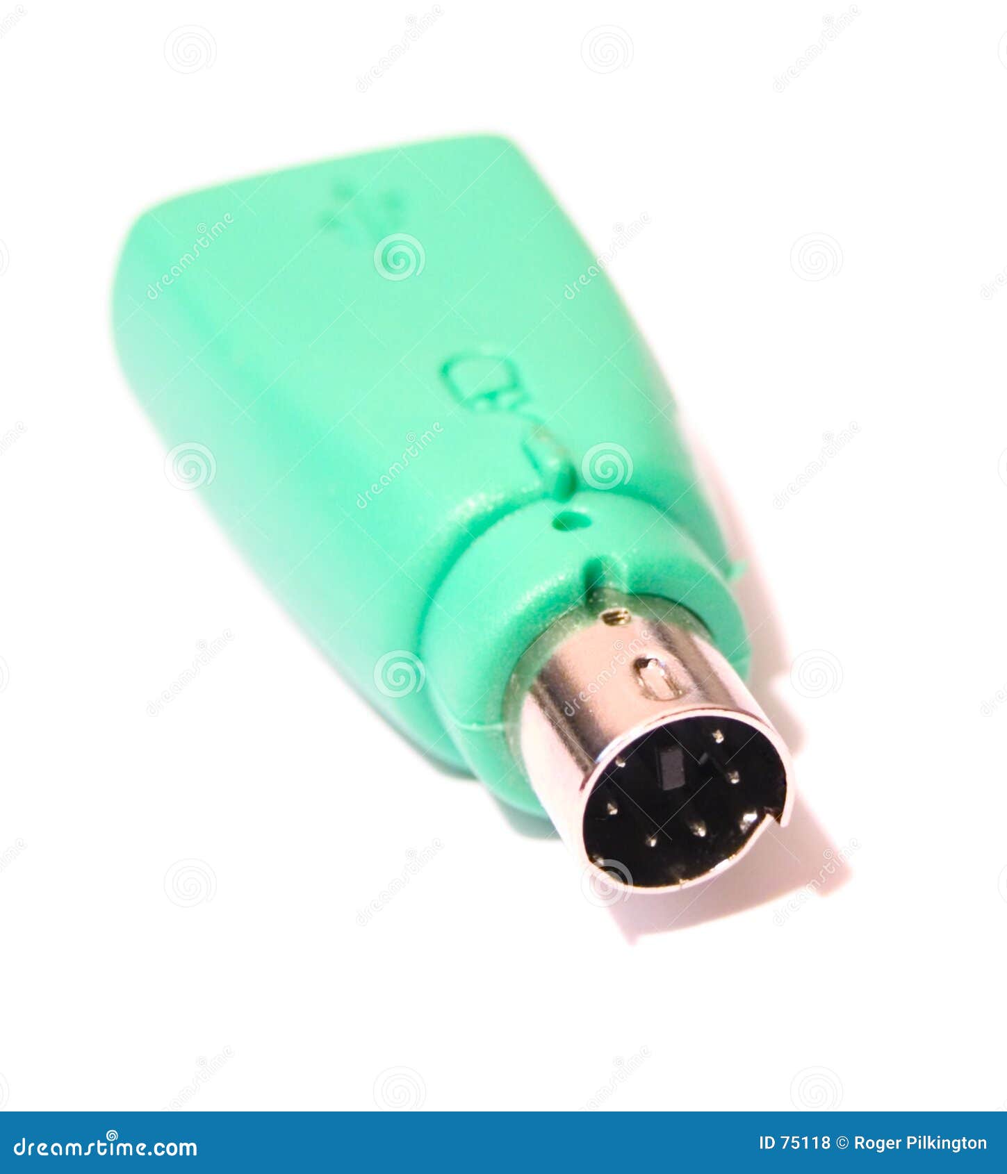 Converter PS2 to USB stock photo. Image of green, communication 75118