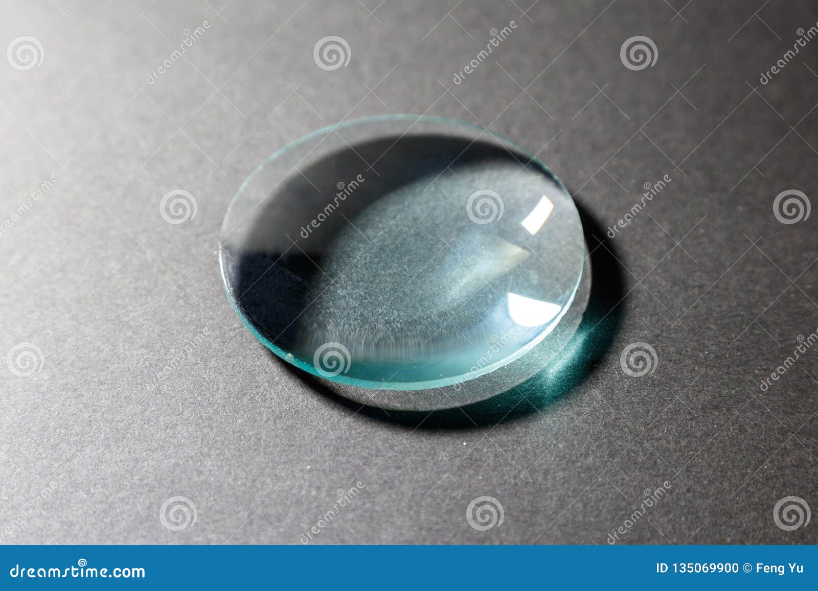 a convex lens