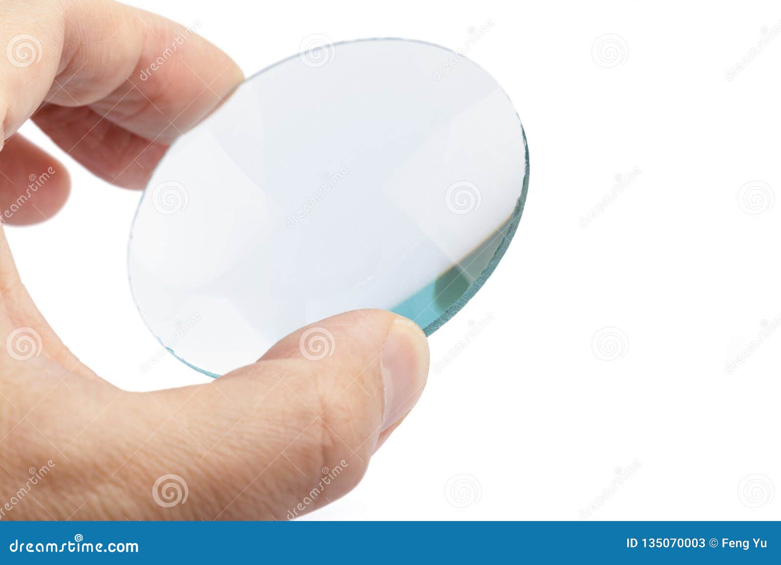 a convex lens