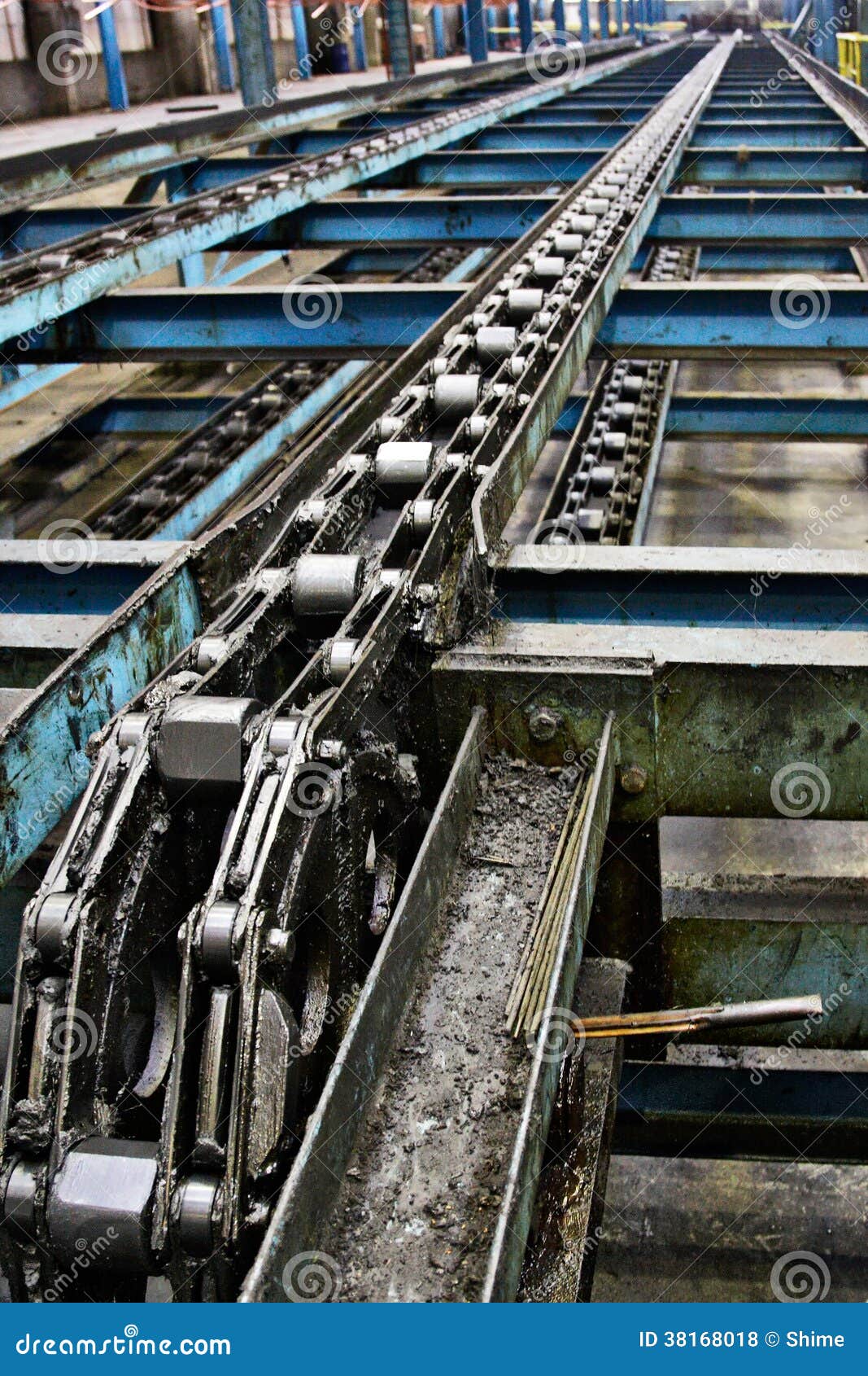 Conveyor belt stock photo. Image of conveyor, horizontal 38168018