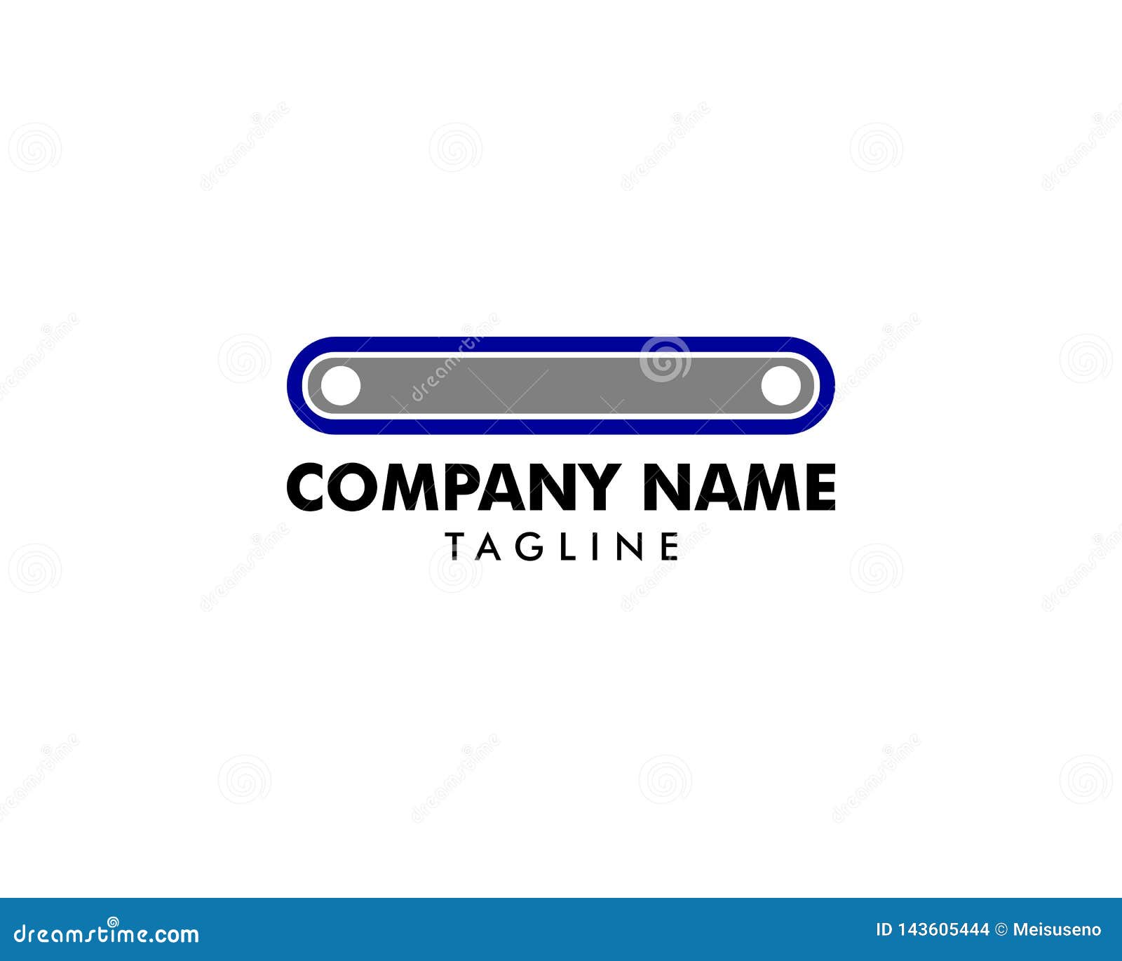 Conveyor Belt Logo Template Vector Icon Illustration Design Stock