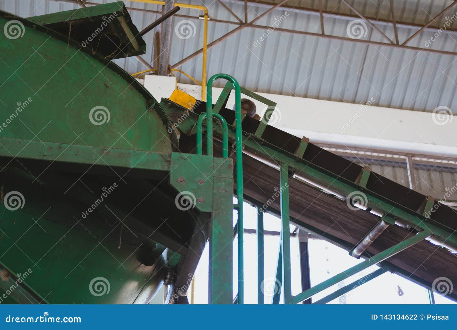 Loading Fertilizer Into A Spreader. Stock Image