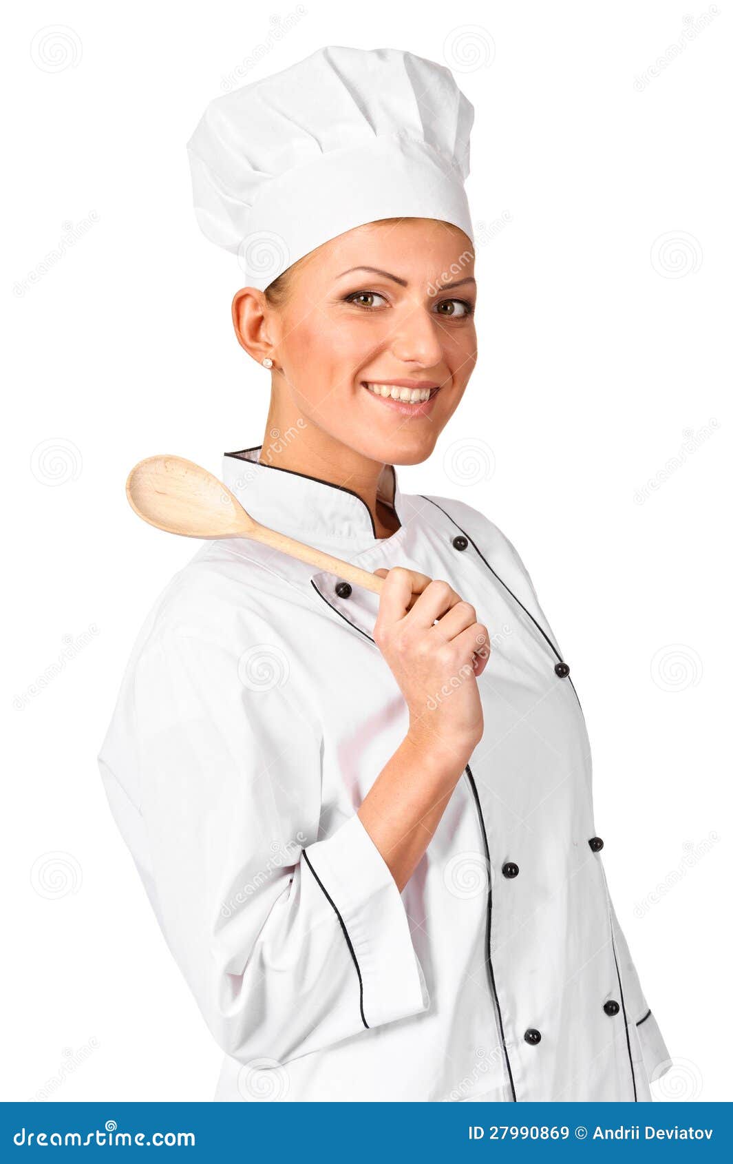 Chef Baker Cook Putting Pizza In The Shove RoyaltyFree Stock