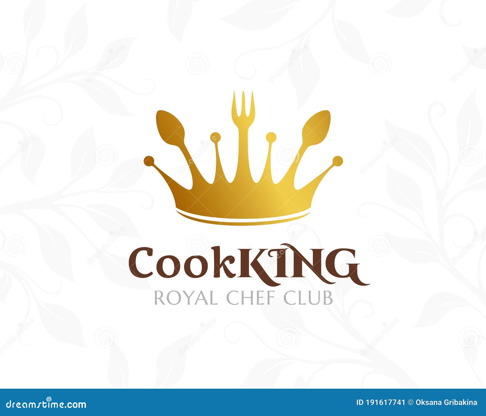 Afwijken server Ontleden Cook King Logo. Restaurant or Cafe Icon Stock Vector - Illustration of  logo, crown: 191617741