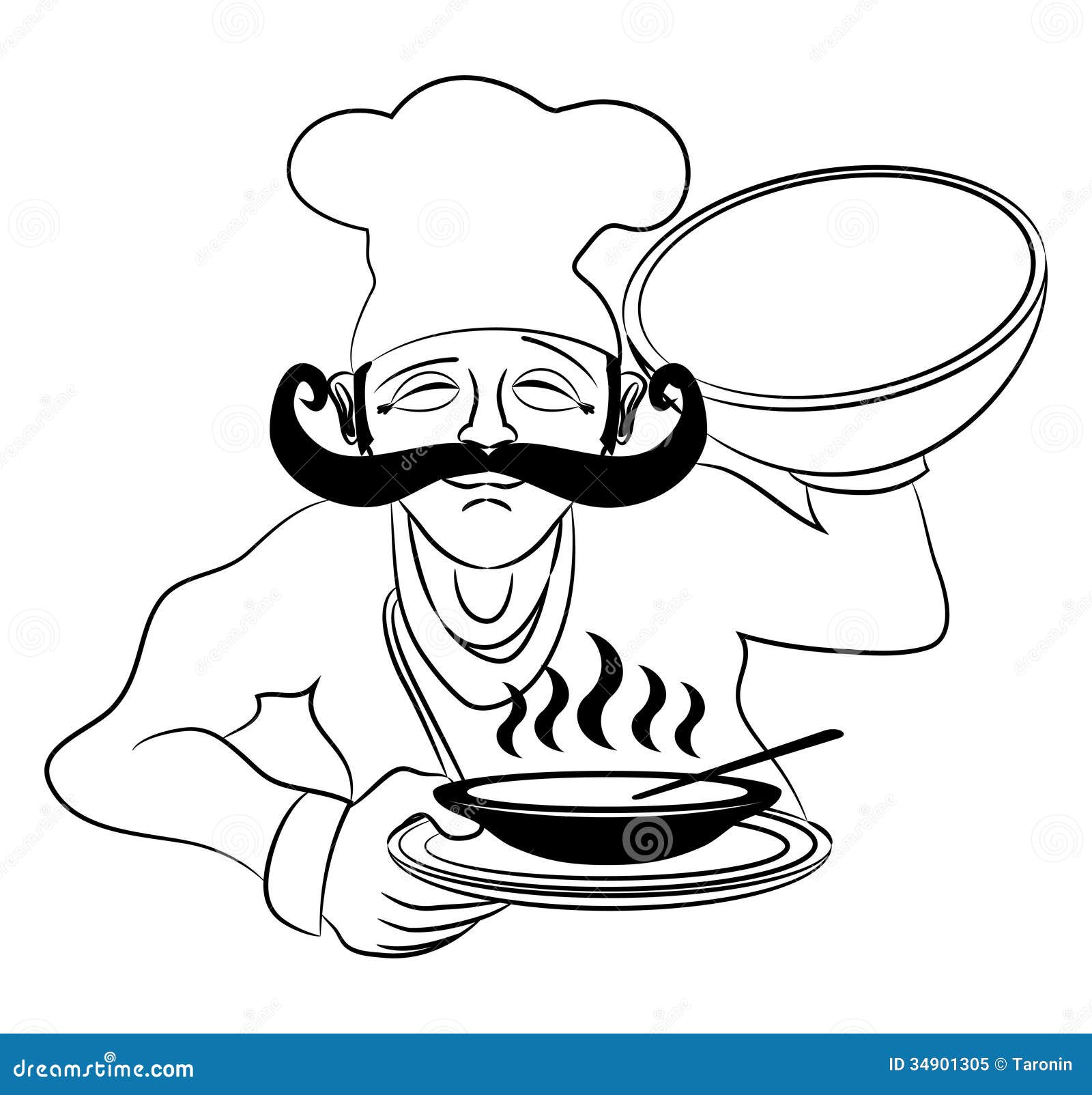 Cook sign on white. stock vector. Illustration of cooking - 34901305