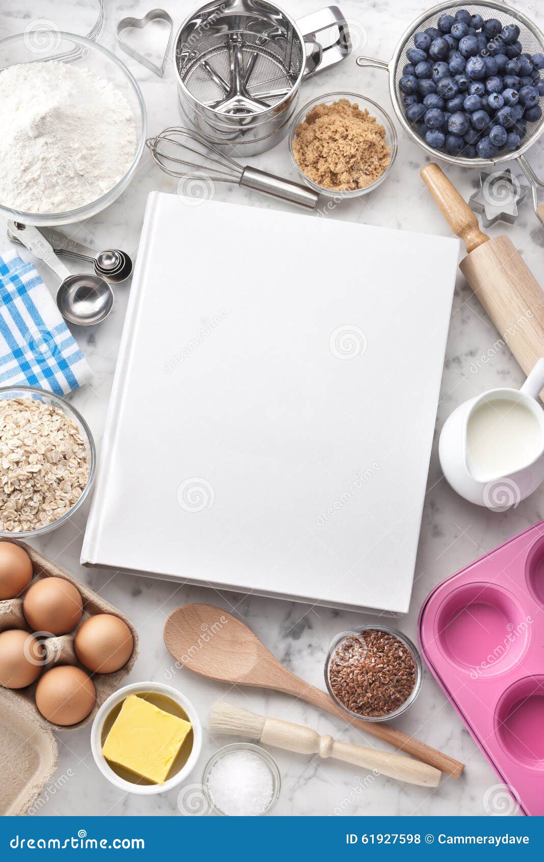 cookbook baking food background