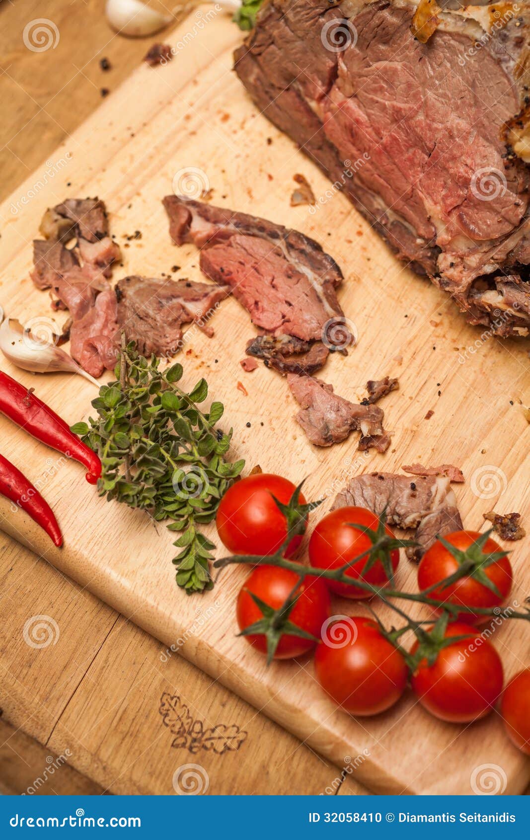 Cooked Beef Roast stock photo. Image of delicious, diet 32058410