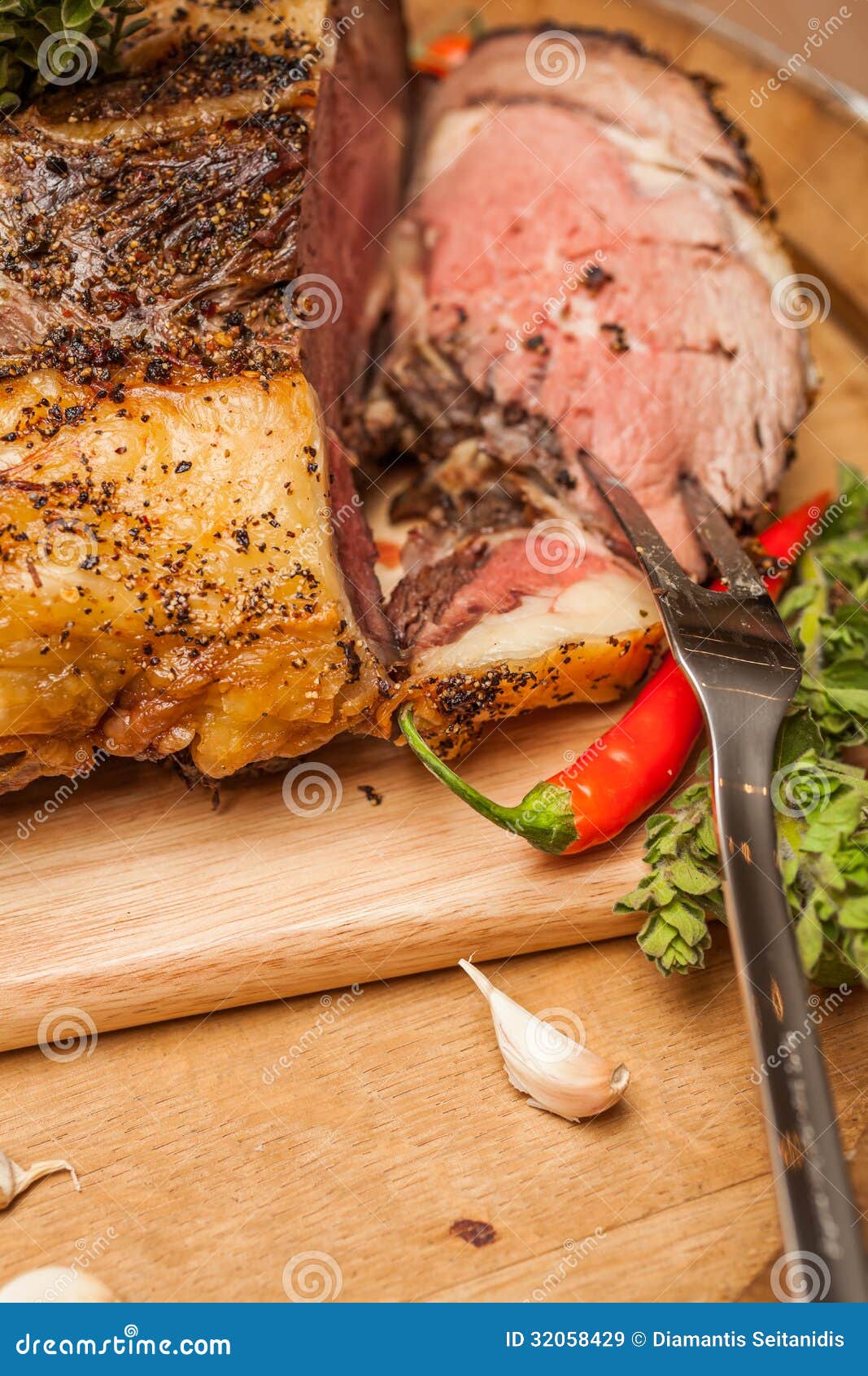 Cooked Beef Roast stock image. Image of fresh, board 32058429