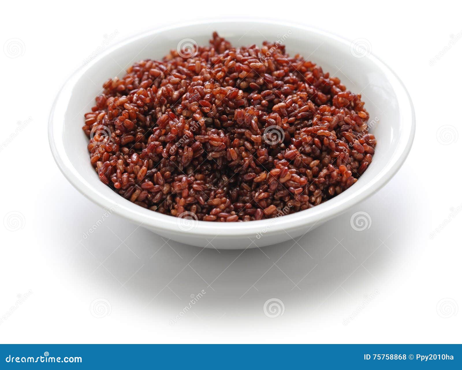 cooked bhutanese red rice