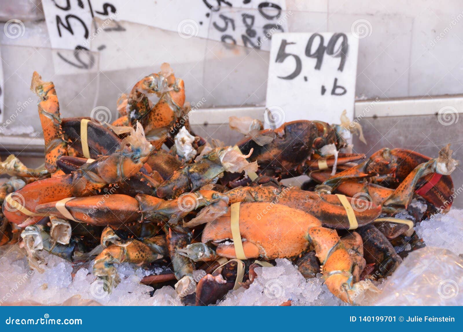 Cooked Crabs stock image. Image of fresh, iced, cooked 140199701