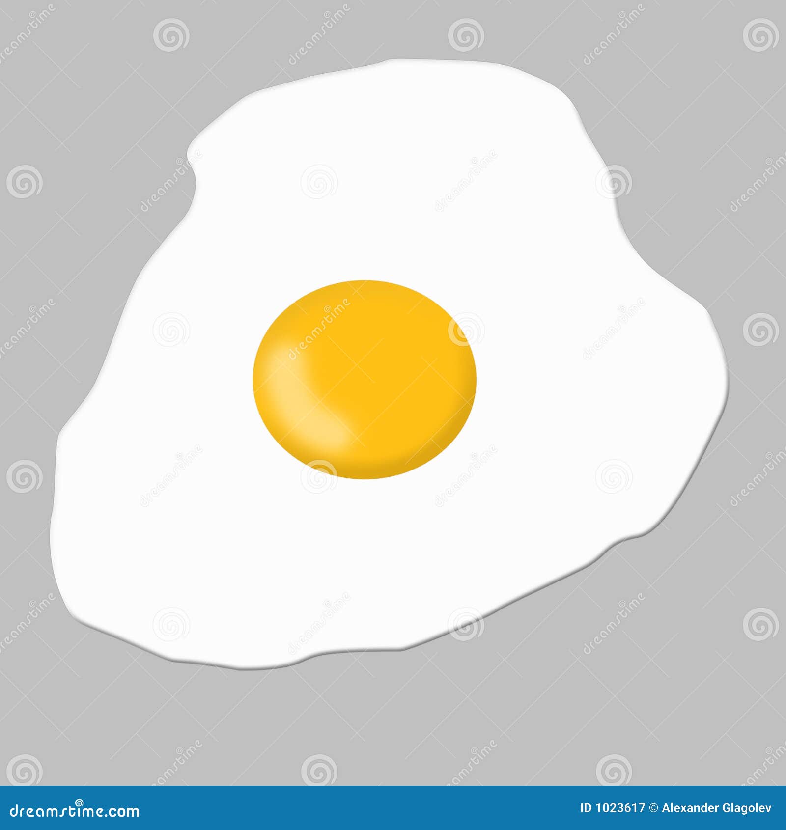 Cooked Egg stock illustration. Illustration of food, healthy 1023617