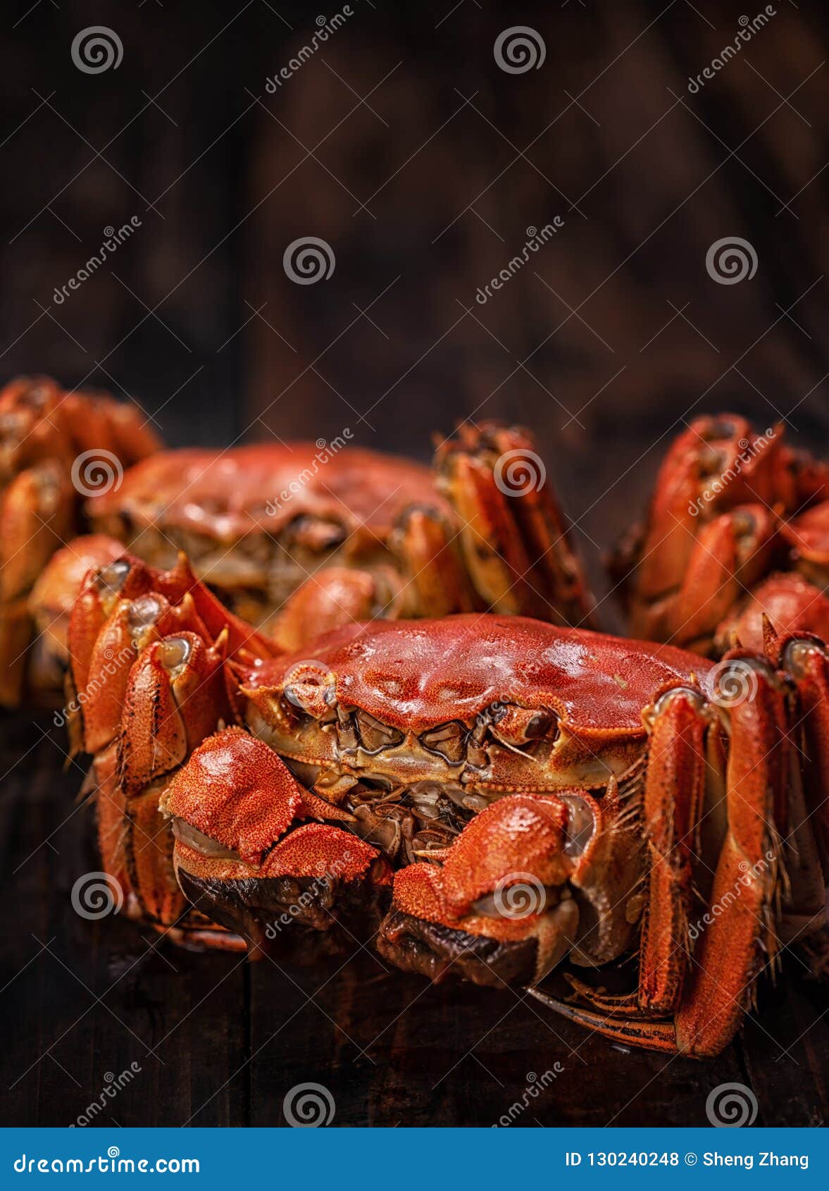 Cooked hairy crabs stock photo. Image of processed, october 130240248