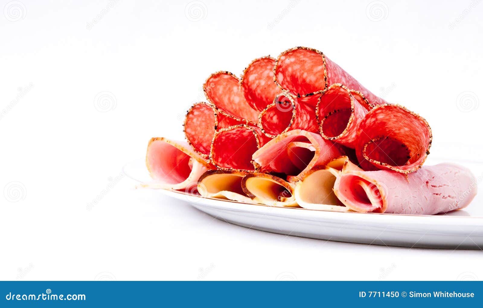 Cooked meat platter stock photo. Image of lunch, meat 7711450