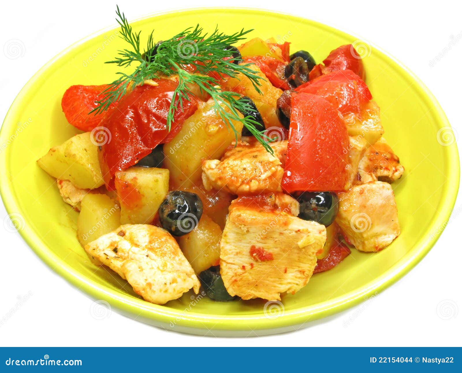 Cooked Meat with Vegetables Stock Photo Image of meat, potato 22154044