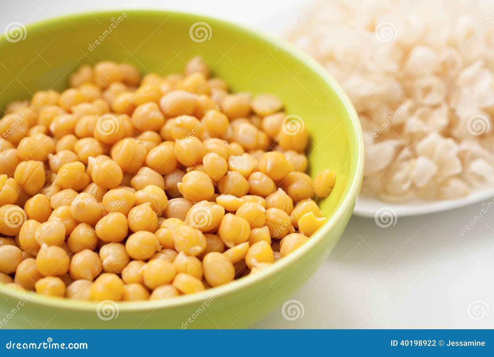 Cooked and Peeled Chickpeas Stock Photo Image of isolated, peel 40198922
