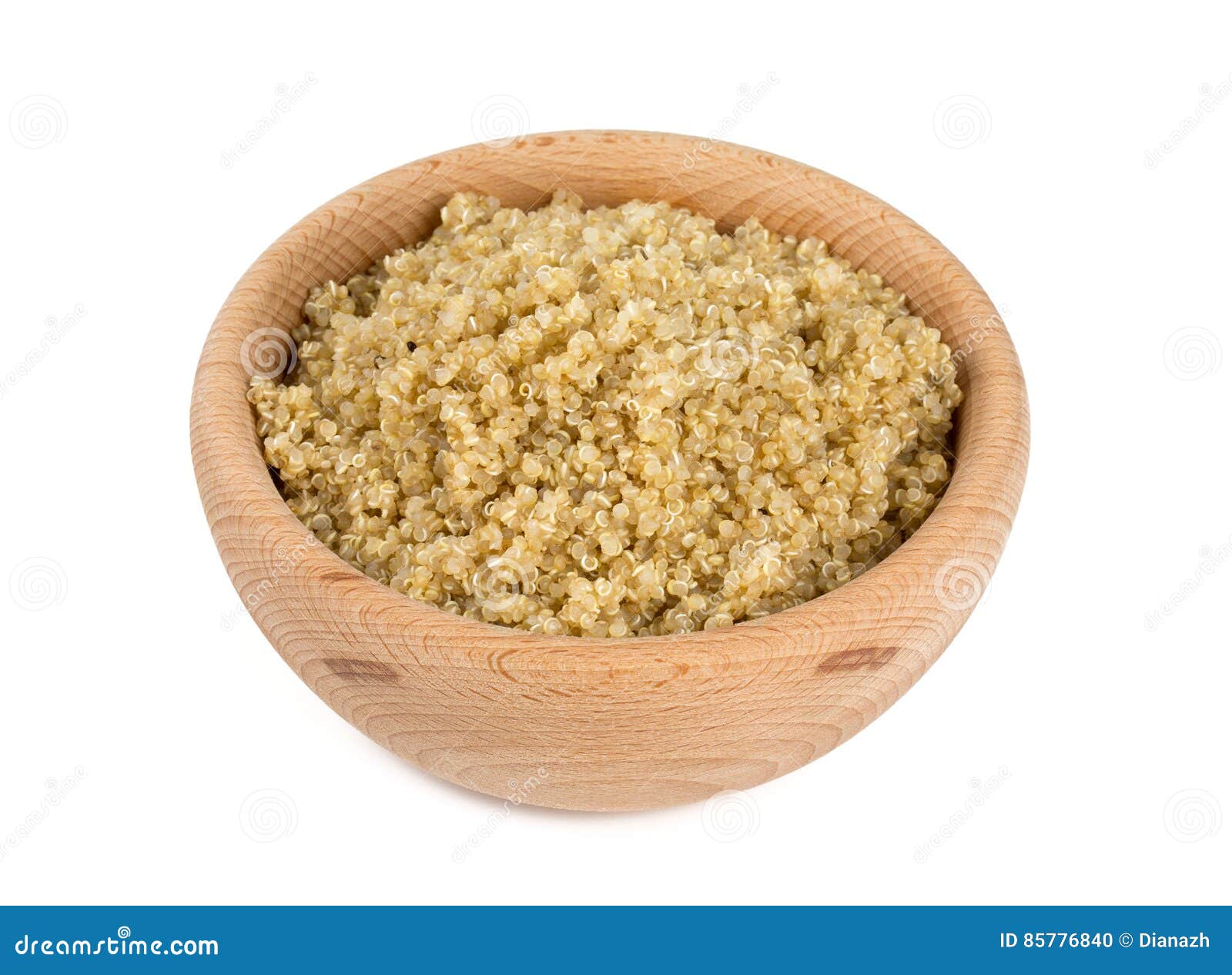 Cooked quinoa in a bowl stock photo. Image of cutting - 85776840