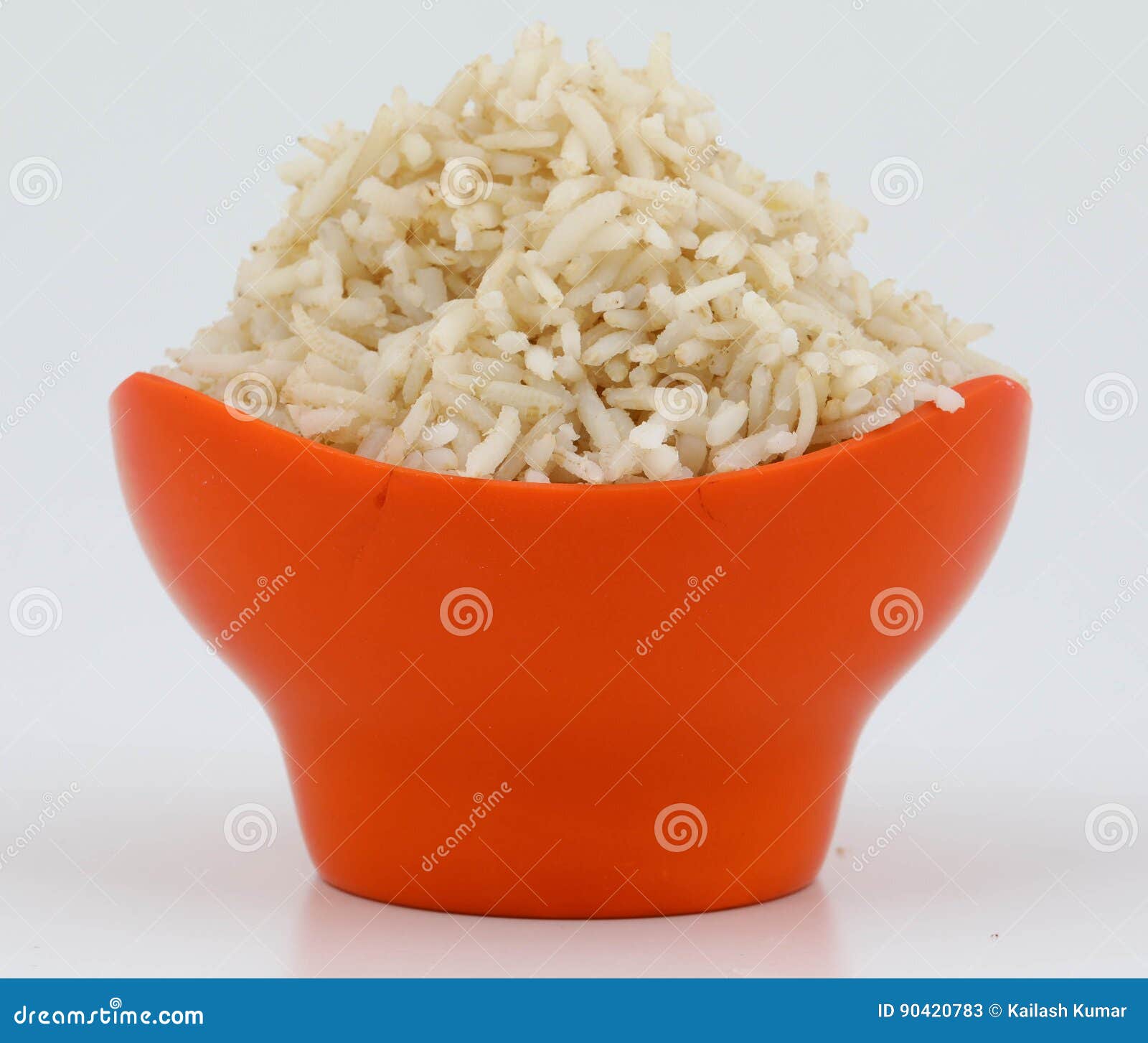 Cooked rice stock image. Image of food, dish, isolate 90420783