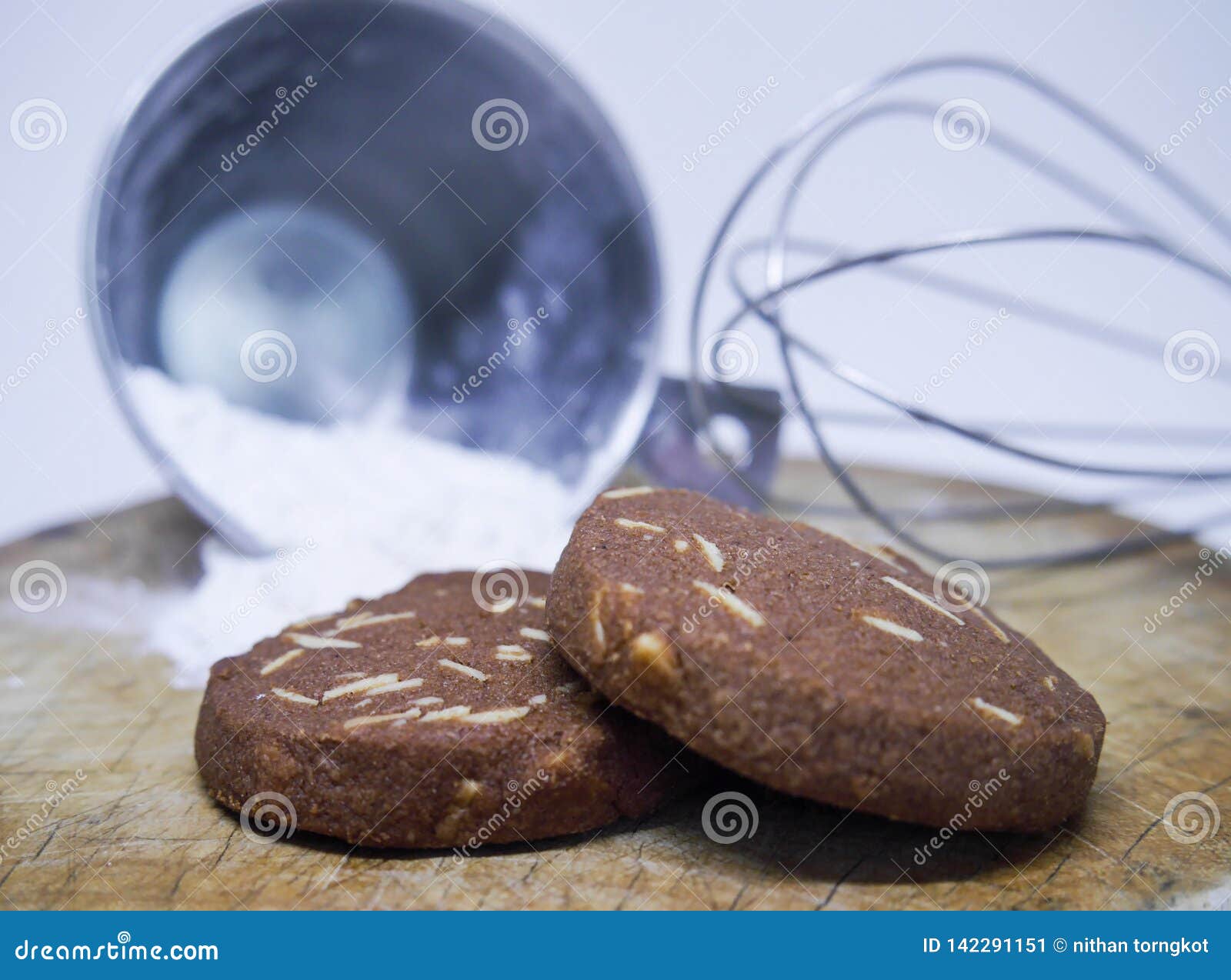 The Cookie with Cooking Device Stock Image Image of device, cookie