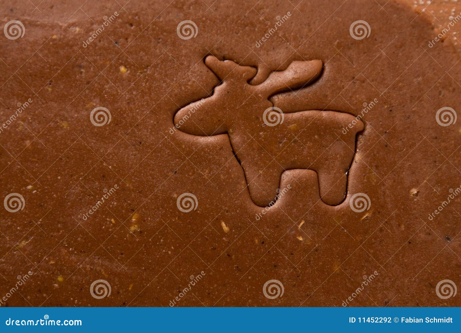 Cookie cutter reindeer stock photo. Image of copy, food 11452292